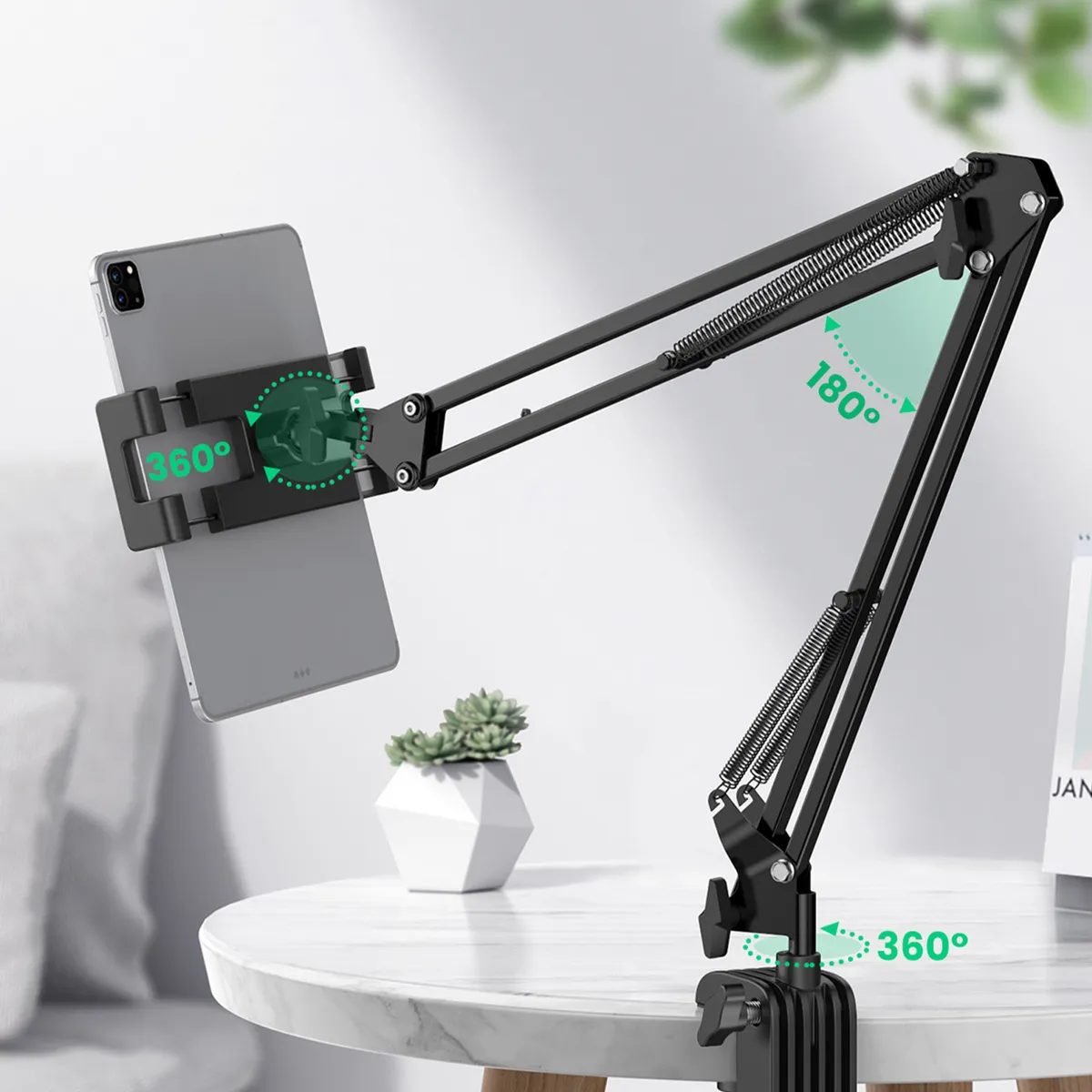 UGREEN - Soporte Universal Escritorio Tipo Brazo para CelularTablet Negro