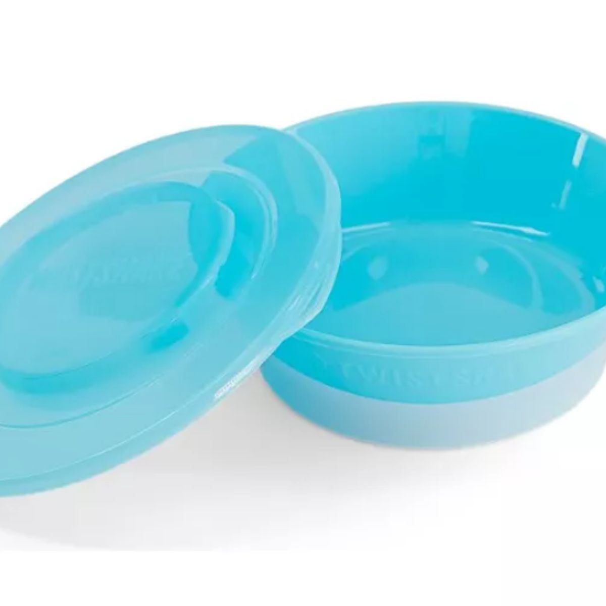 TWISTSHAKE - Bowl para Bebés Twistshake con Tapa y Click-Mat 520ml Azul