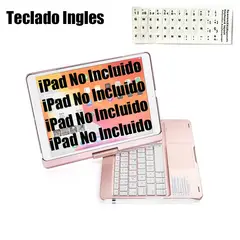 SHARGE - Teclado Inglés Bluetooth iPad Pro 10.5inch Rotación 360 grados Rosa.