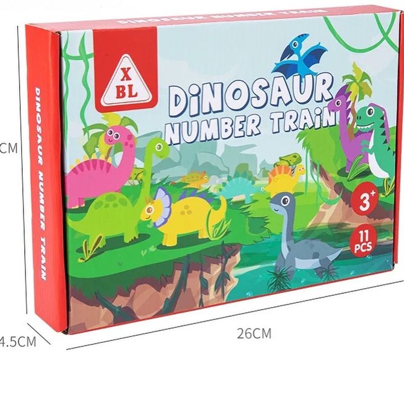 GENERICO - Juego Tren De Números de Dinosaurios didáctico