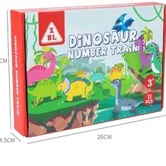GENERICO - Juego Tren De Números de Dinosaurios didáctico