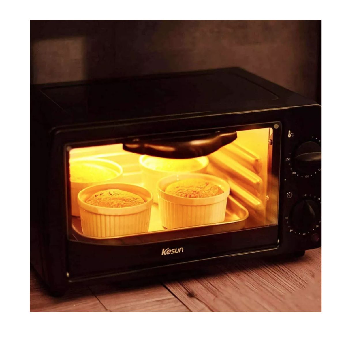 GENERICO - Pack 4 Ramekin Blanco Pocillo Para Horno 120ml