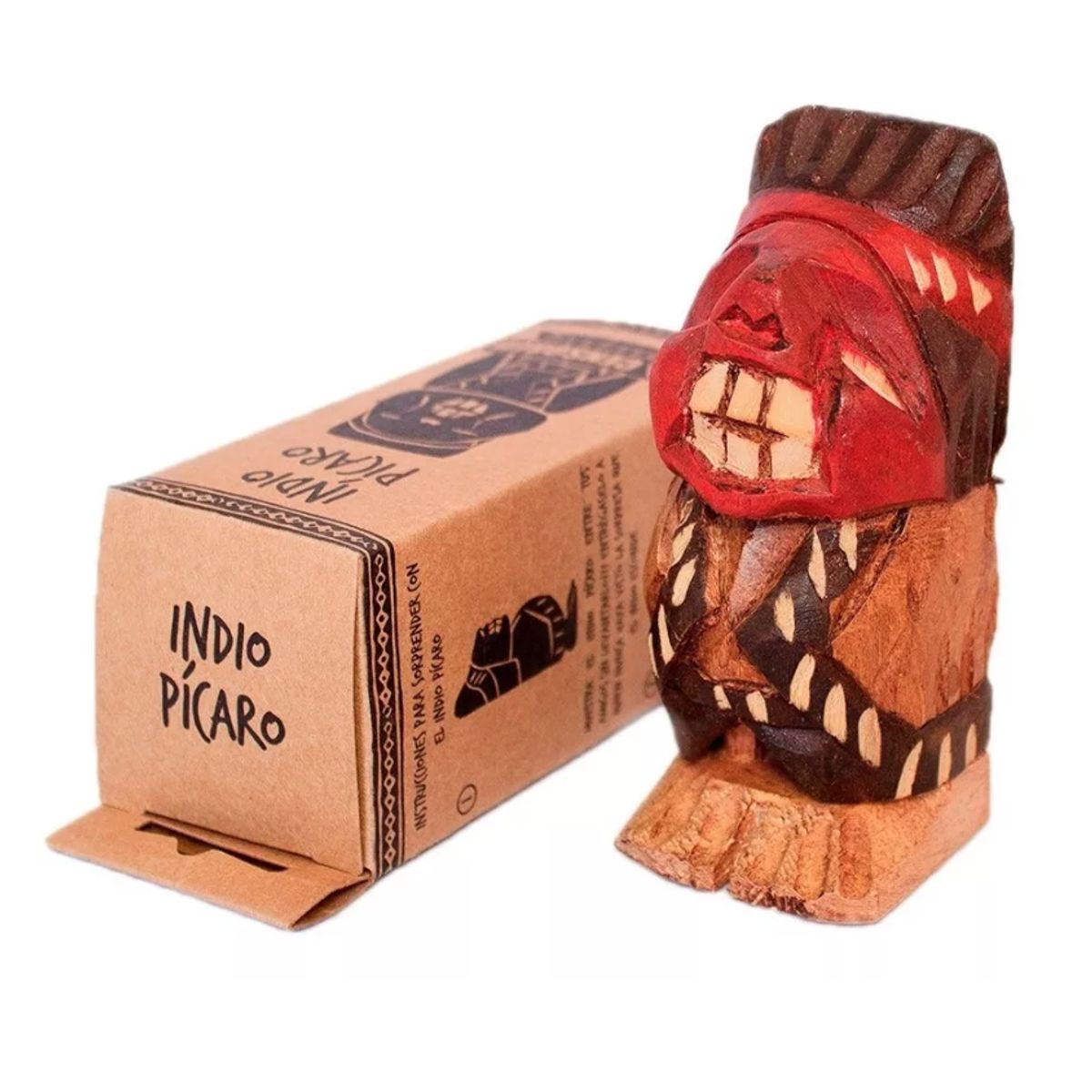 GENERICO - Indio Pícaro De Madera Con Caja