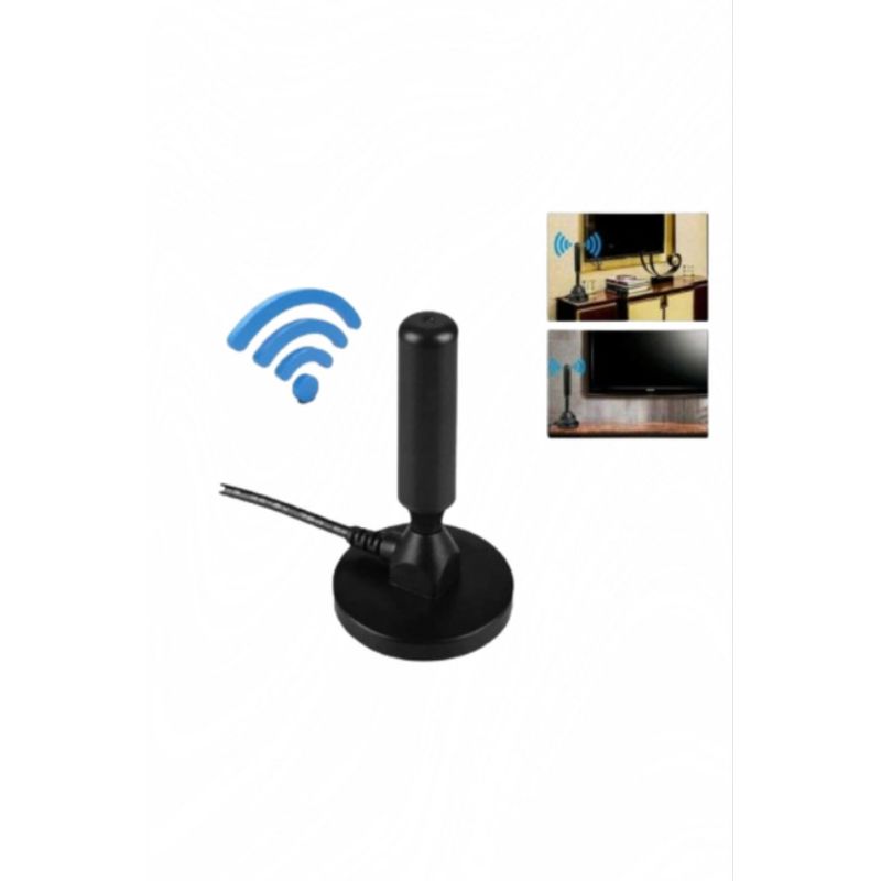 GENERICO - Antena Tv Digital Hd Con Iman Interior  Exterior