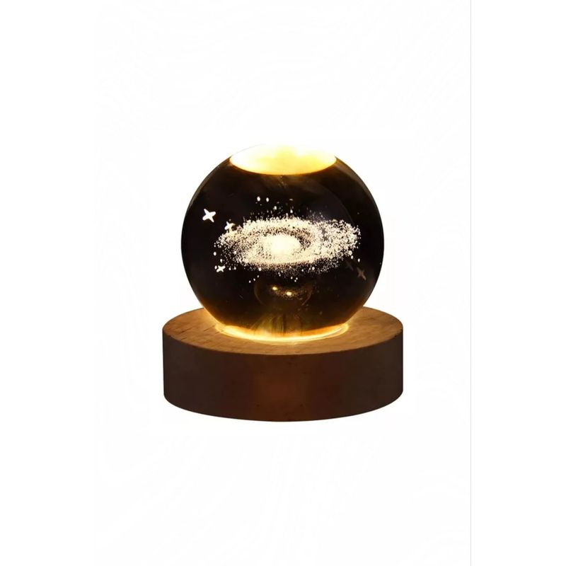 GENERICO - Luz Nocturna De Bola De Cristal De 3d Nebulosa