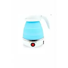 GENERICO - Calentador Eléctrico Plegable Portable Hervidor De Liquido Celeste