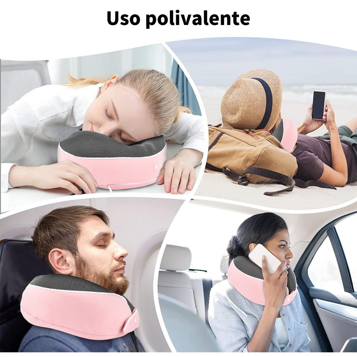 AIZO - AIZO Almohada cervical en forma de U almohada de viaje ergonómica
