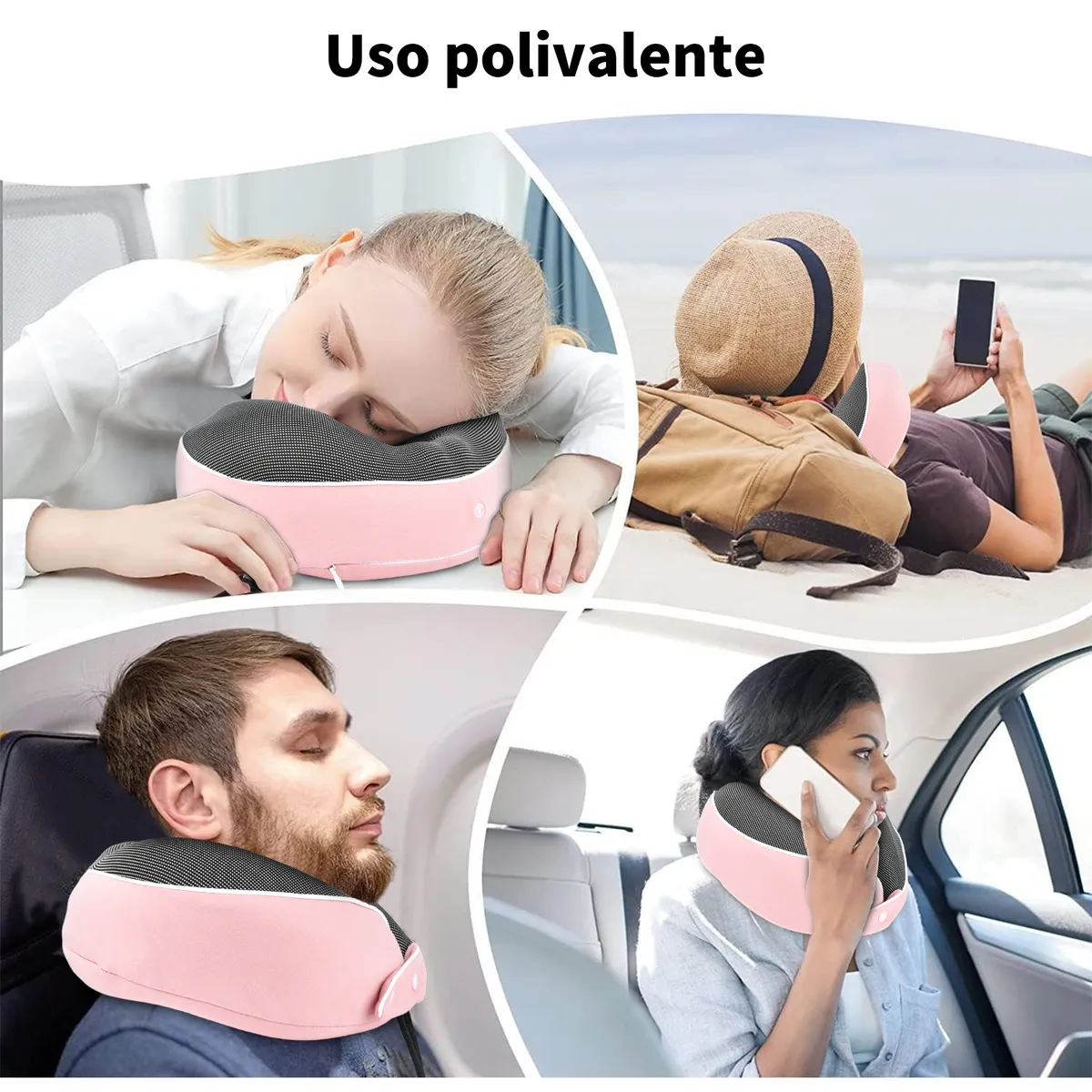 AIZO - AIZO Almohada cervical en forma de U almohada de viaje ergonómica