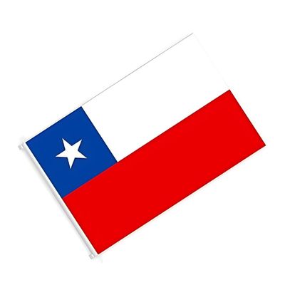 Imagen 2 del producto Bandera Chilena 140x210cm de Tela Fiestas Patrias