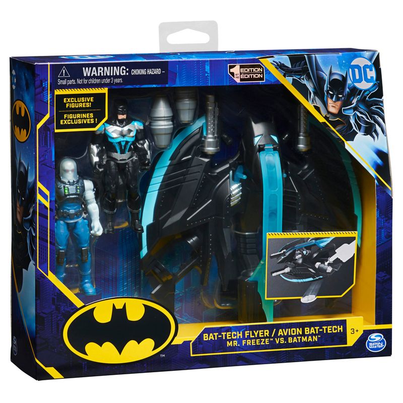 DC COMICS - Avión Batman Incluye Figura de 10 Centímetros DC Comics.