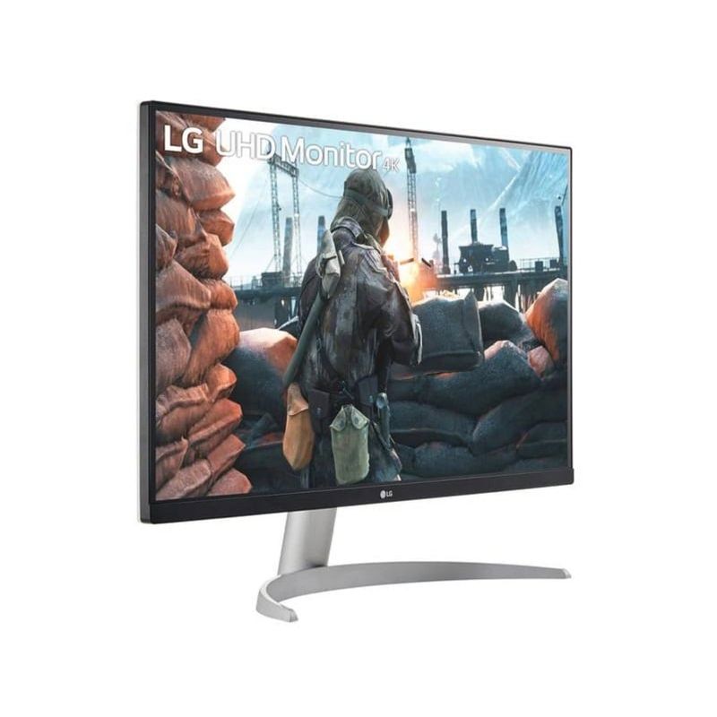 LG - Monitor LG UltraWide 27UP600-W 27" 3840x2160 DP/HDMI Plano Gris