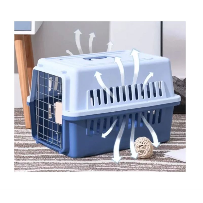 GENERICO - Transportador Perros Gatos Conejos Canil Para Mascotas 48cm