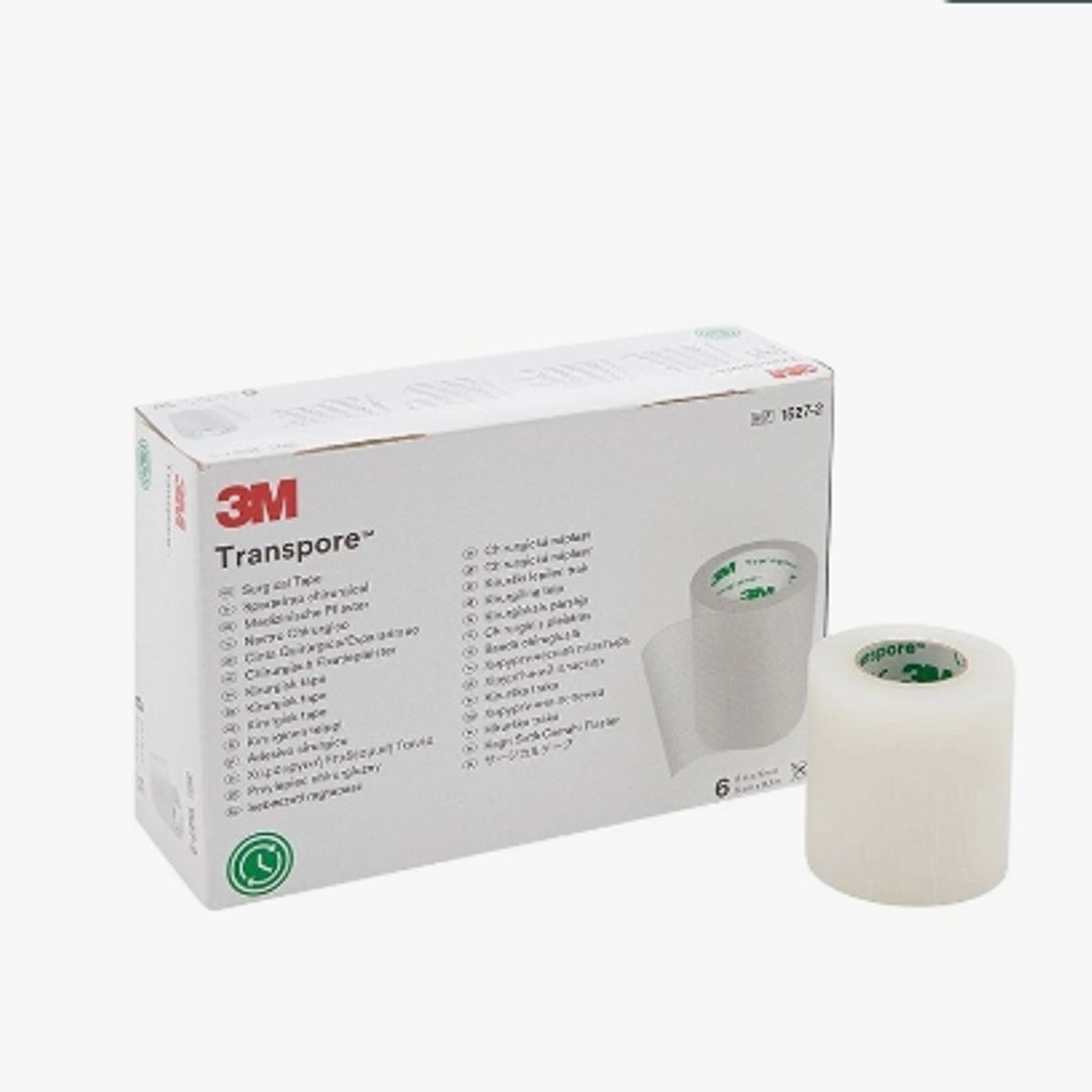 3M - Tela Transpore white 2,5x9 Mt 12 Unidades