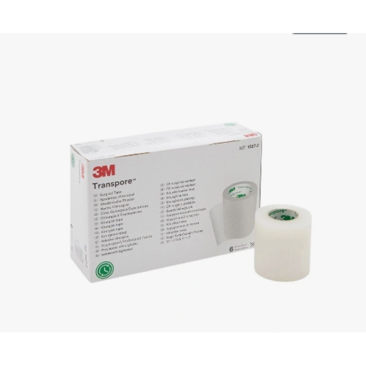 3M - Tela Transpore white 2,5x9 Mt 12 Unidades
