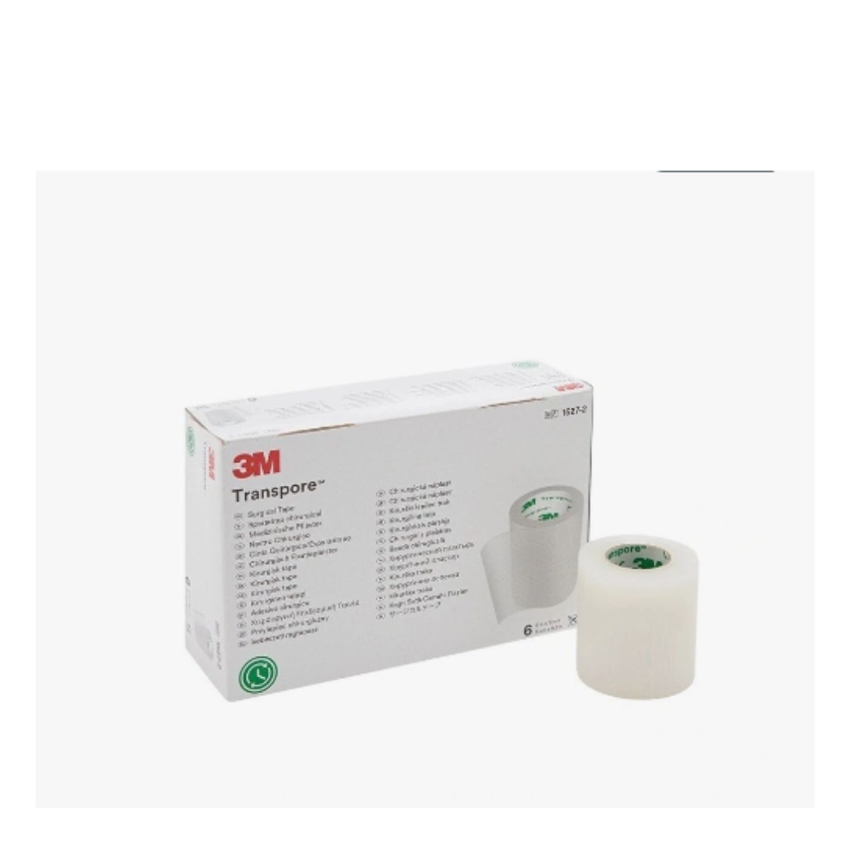 3M - Tela Transpore white 2,5x9 Mt 12 Unidades