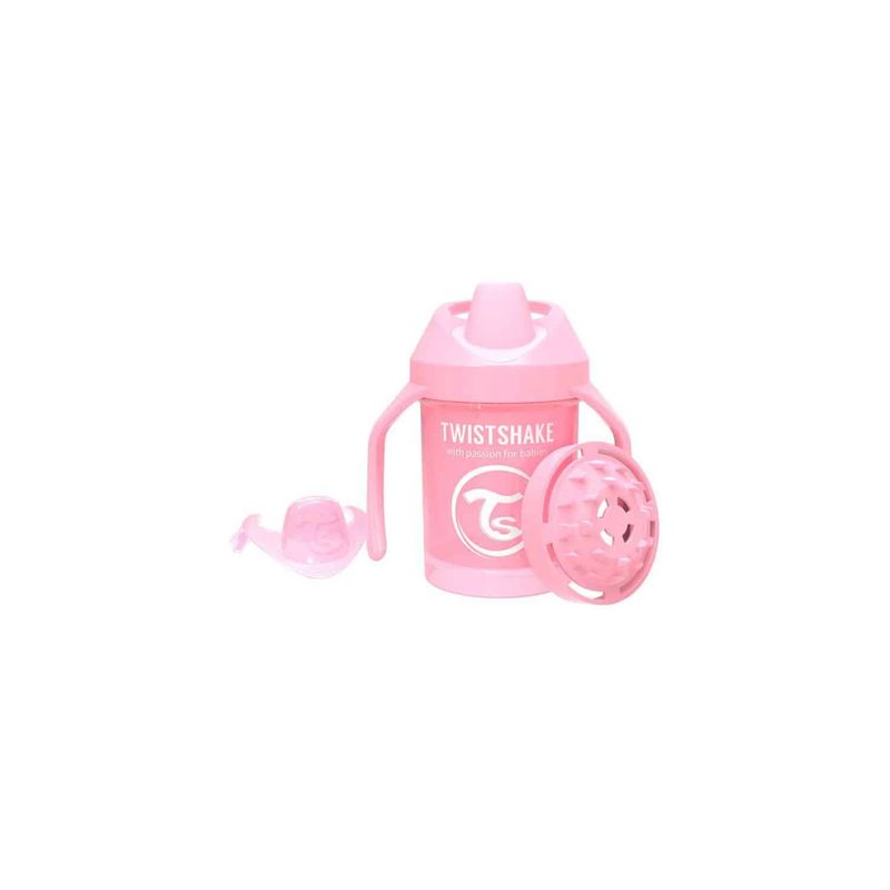 TWISTSHAKE - Vaso Anti Derrame Mini Cup 230 Ml Twistshake - Rosa
