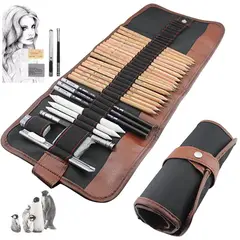 GENERICO - Lápices Para Dibujo Y Boceto Profesional 29 Piezas Estuche