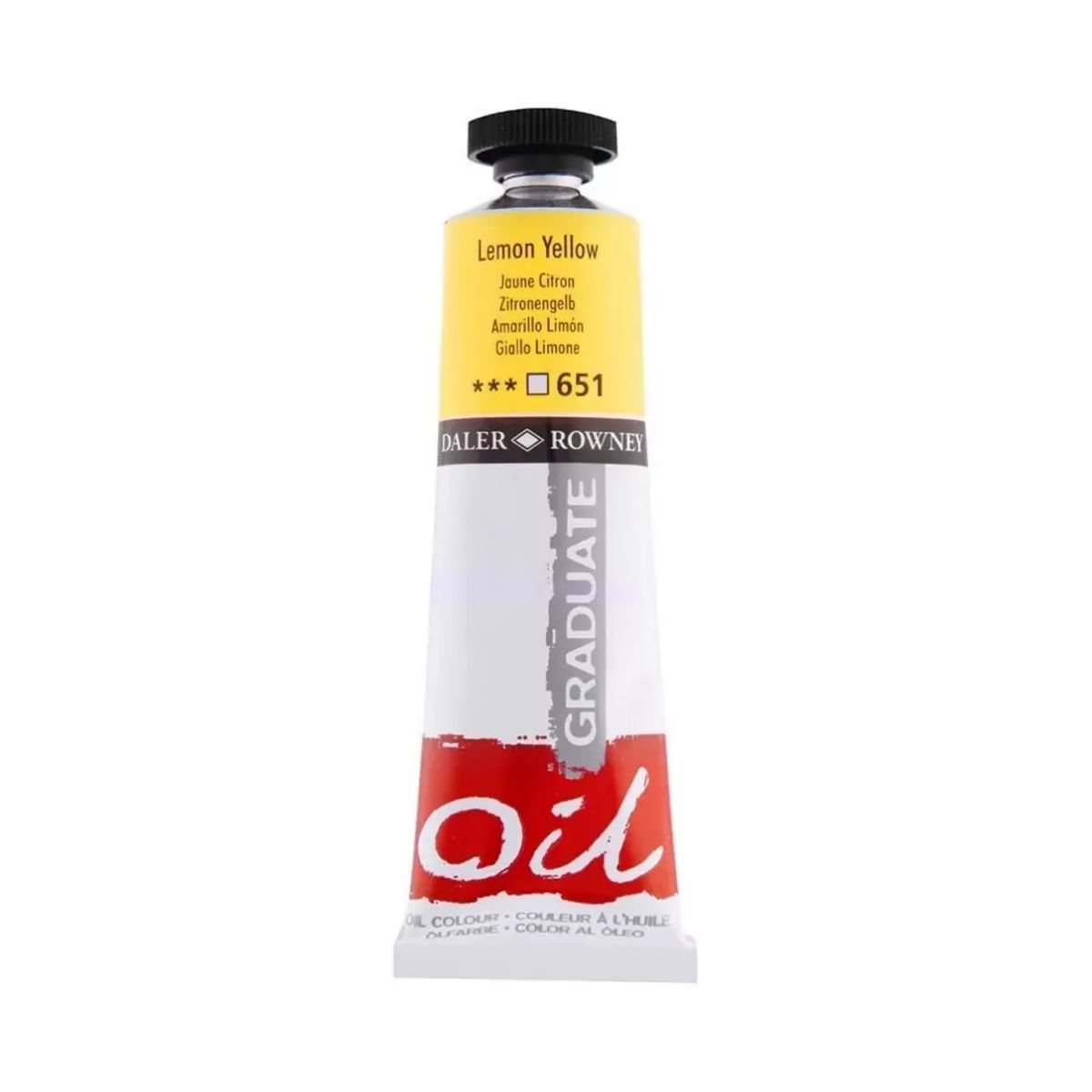 GENERICO - Oleo Daler Rowney Graduate 38ml - 651 Amarillo Limón