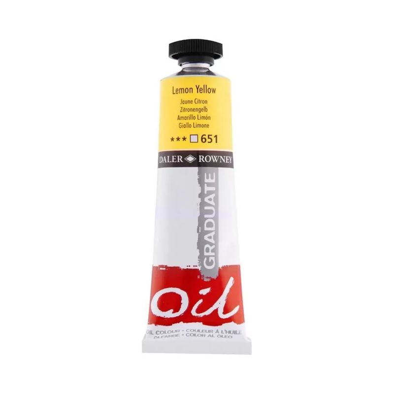 GENERICO - Oleo Daler Rowney Graduate 38ml - 651 Amarillo Limón