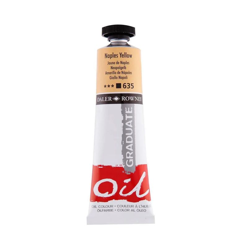 GENERICO - Oleo Daler Rowney Graduate 38ml - 635  Amarillo de Napoles
