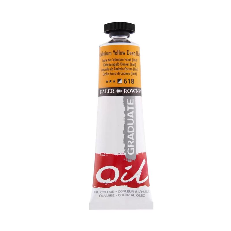 GENERICO - Oleo Daler Rowney Graduate 38ml - 618 Amarillo Cadmio Oscuro