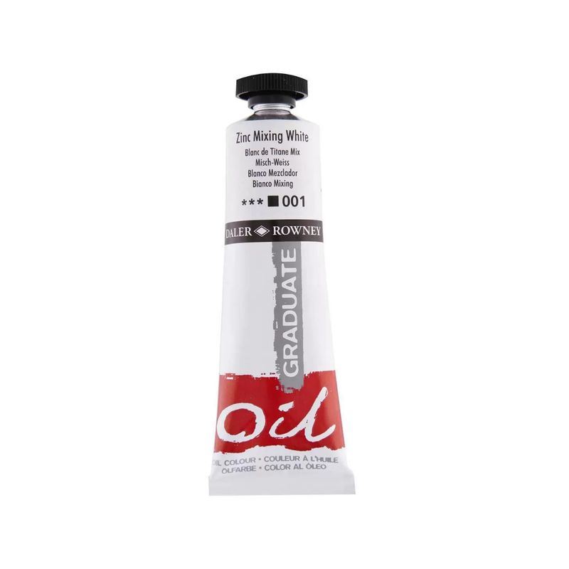 GENERICO - Oleo Daler Rowney Graduate 38ml - 001 Blanco Zinc