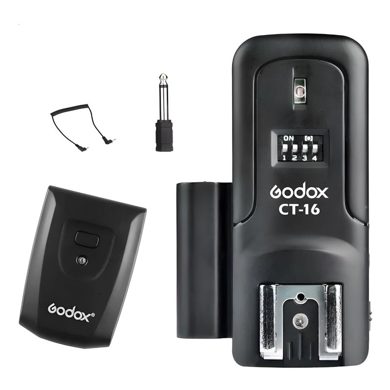 GODOX - Trigger Ct 16 Godox: Disparador inalámbrico para flash de cámara