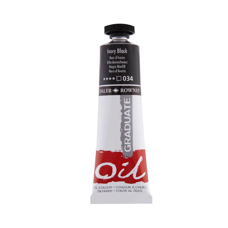 GENERICO - Oleo Daler Rowney Graduate 38ml - 034 Negro Marfil