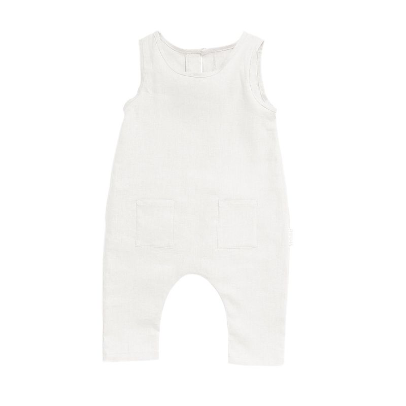 NACIONAL - enterito de bebe blanco talla 9-12m