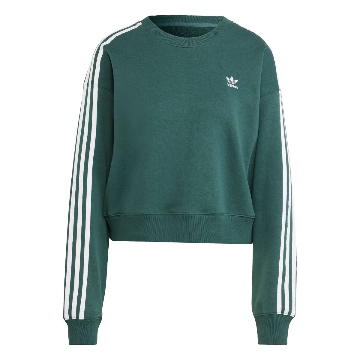 ADIDAS - Polerón 3 Tiras de Cuello Redondo