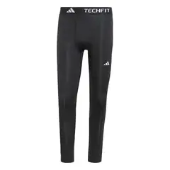 ADIDAS - Calzas Largas de Compresión Techfit 3 Tiras