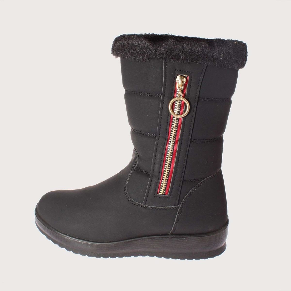 SOLLU - Bota Chiporro Mujer Vía Franca Color Negro
