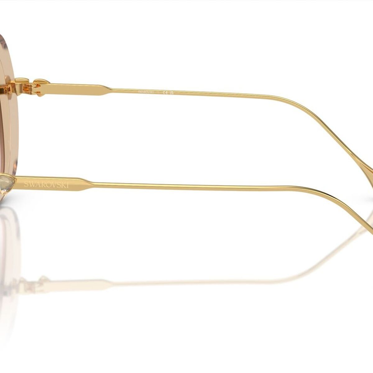 SWAROVSKI - LENTE DE SOL SWAROVSKI - SK6011 103413 - Beige traslúcido
