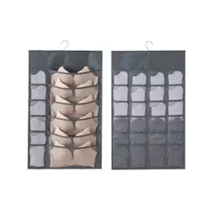 ATURE - Bolsa Colgante Organizador De Ropa Interior 24+12 Rejillas