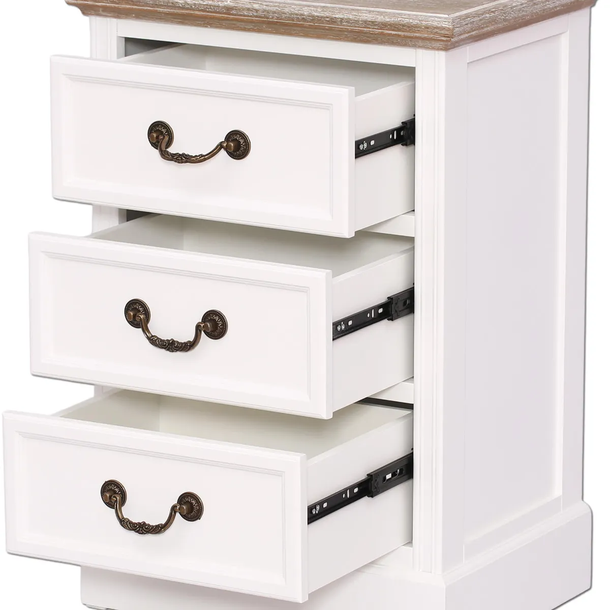 ECOMUSO - VELADOR  3C CLASICO BLANCO CUBIERTA ALBAYALDE ECOMUSO EF17115