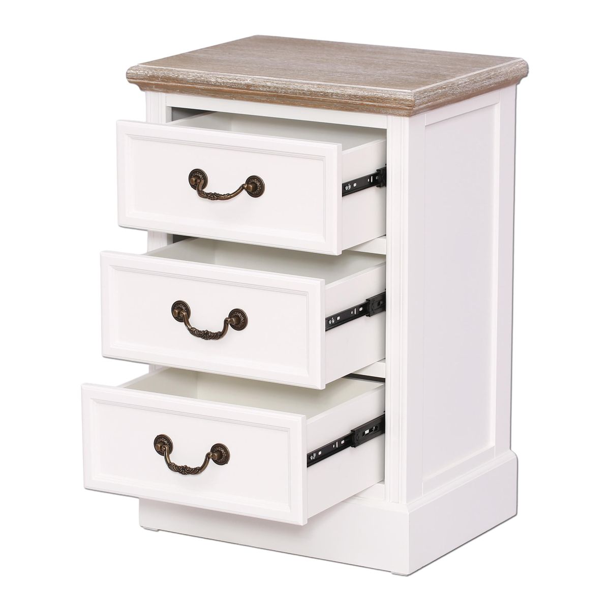 ECOMUSO - VELADOR  3C CLASICO BLANCO CUBIERTA ALBAYALDE ECOMUSO EF17115