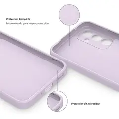 GENERICO - Carcasa Silicona Slim Para Samsung Galaxy A34 5G Lila