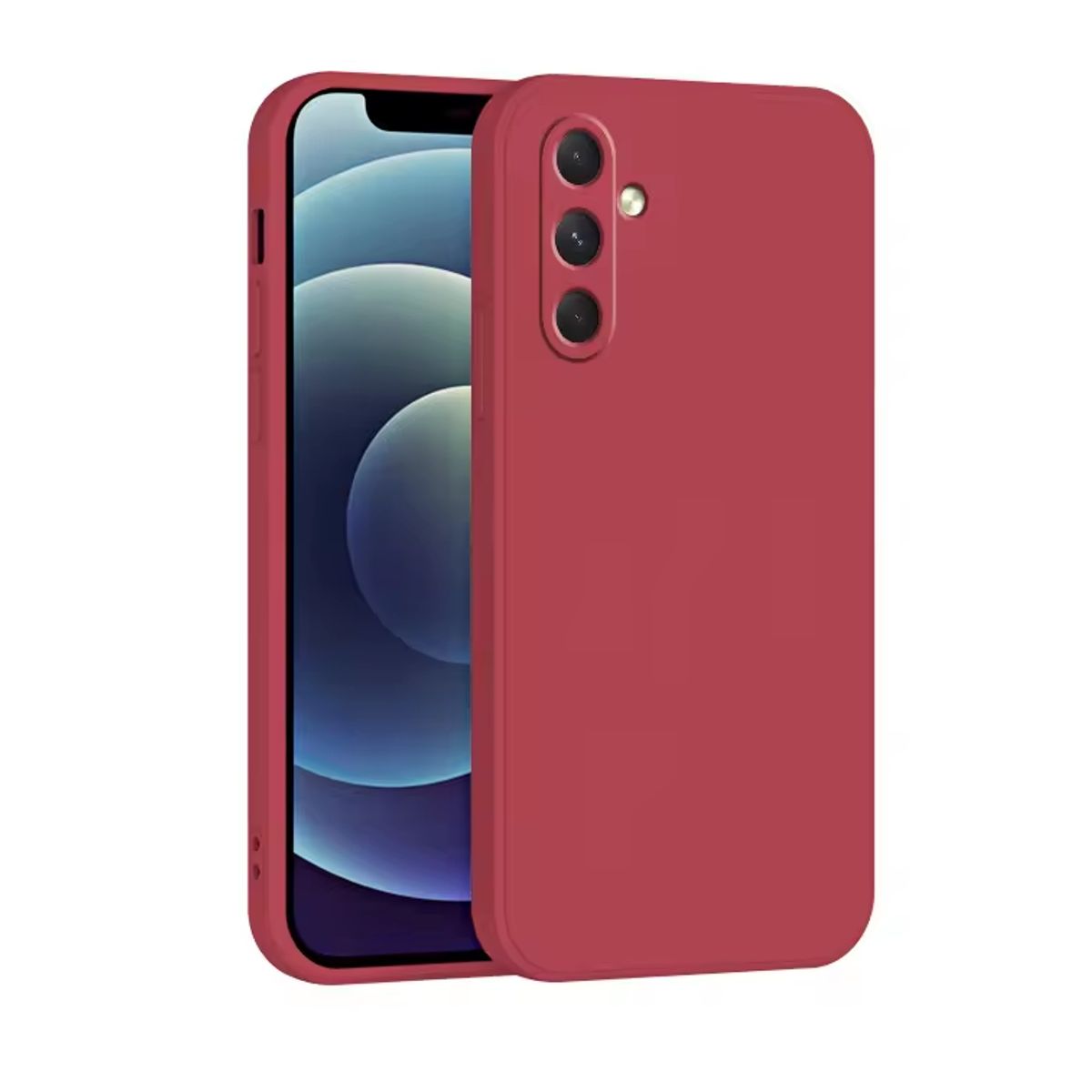 GENERICO - Carcasa Silicona Slim Para Samsung Galaxy A54 5G Vino