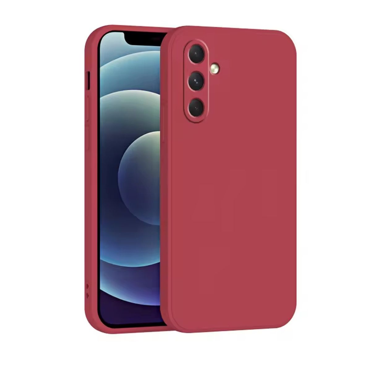 GENERICO - Carcasa Silicona Slim Para Samsung Galaxy A54 5G Vino