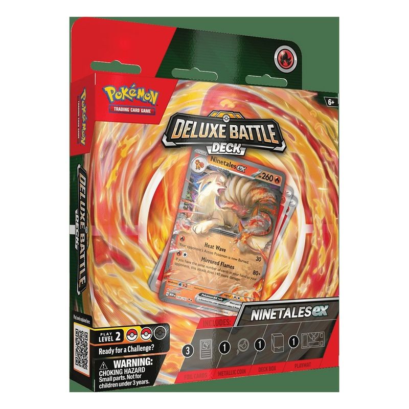 ANTARTICA LIBROS - Pokemon TCG Ninetales Temporal Forces Ex Deluxe Battle Deck