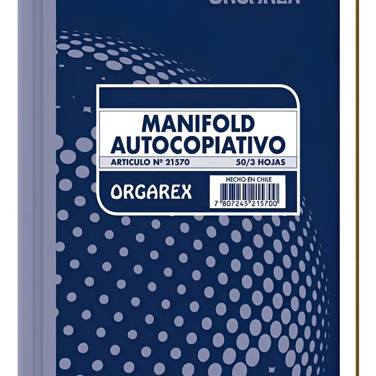 NUOVO - Libro Manifold Autocopiativo Triplicado 50-3