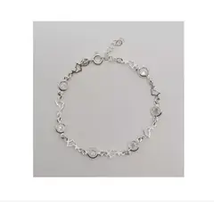 GENERICO - Pulsera Mujer Delfines Con Circonios - Plata Italiana 925