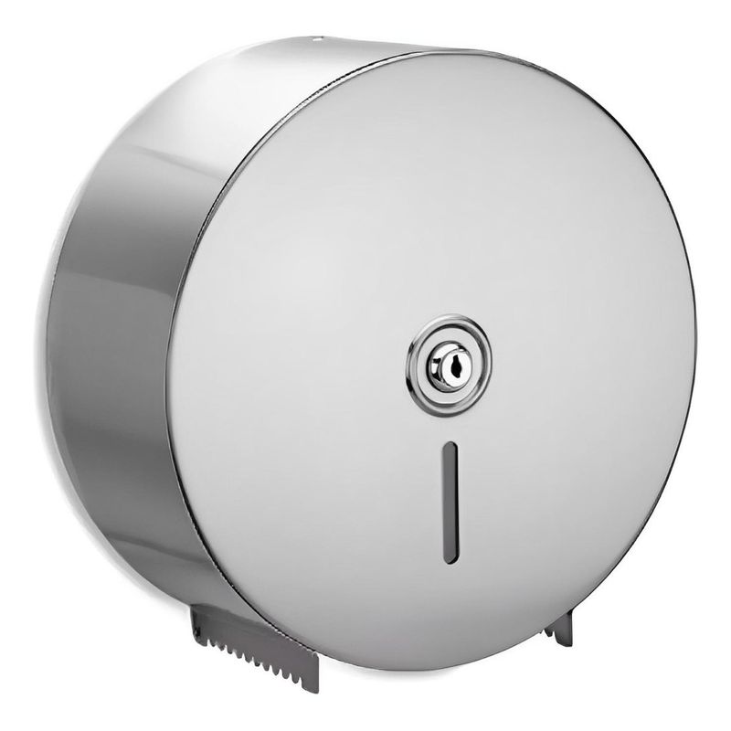 TAUMM - Dispensador De Papel Higiénico Acero Inoxidable Con Llave