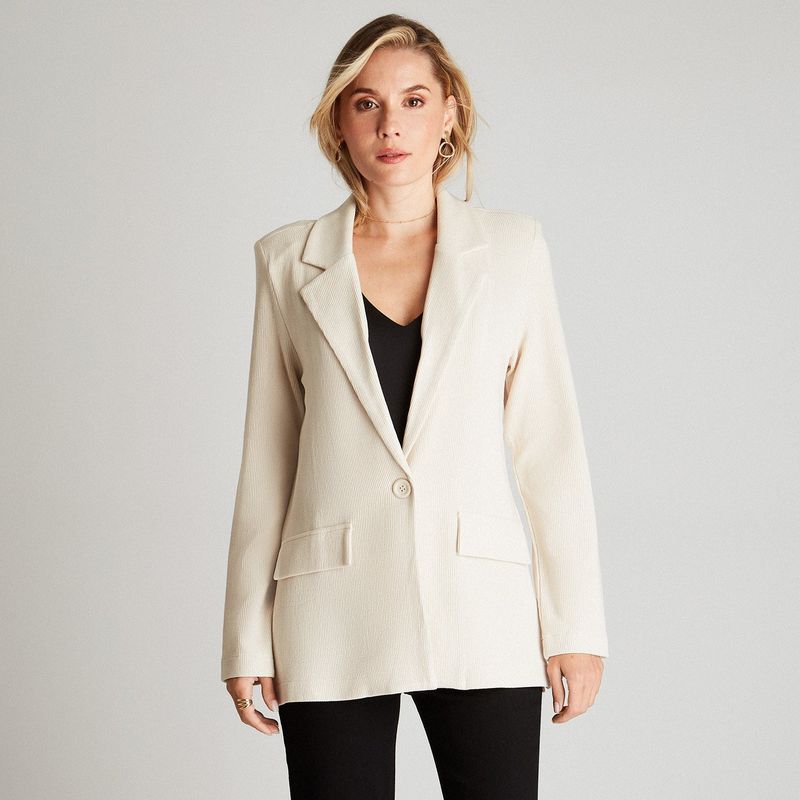 CURVI - Blazer Lanilla Manga Larga Arena CURVI