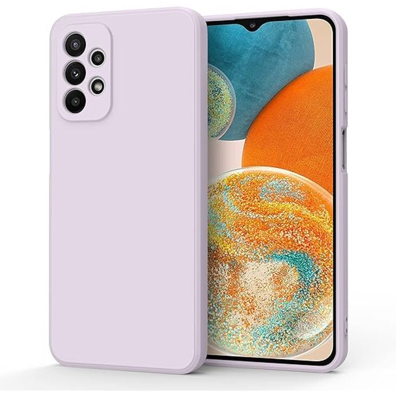 GENERICO - Carcasa Silicona Slim Para Samsung Galaxy A23 5G Lila