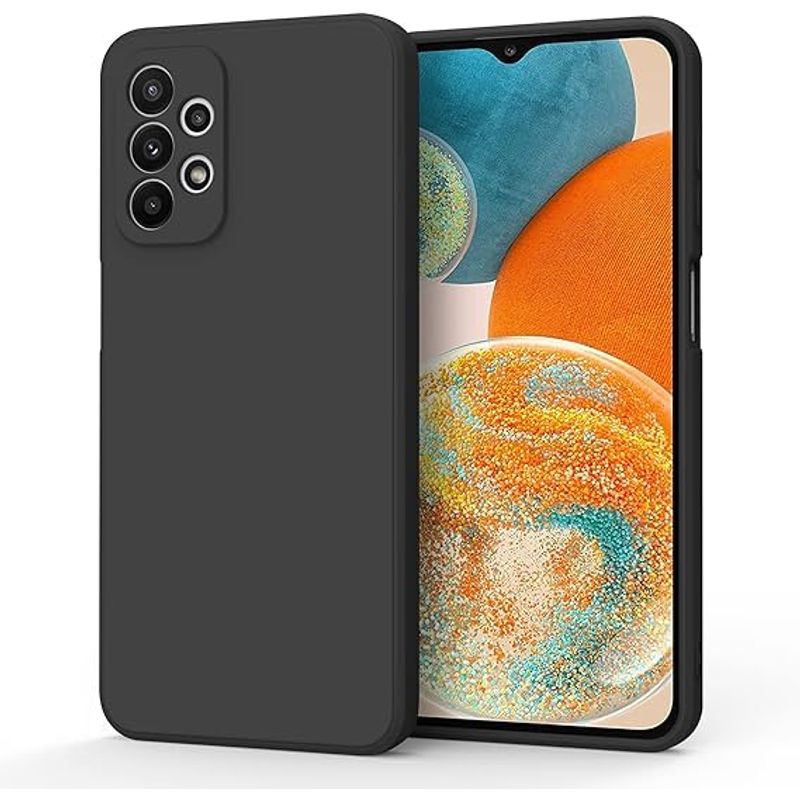 GENERICO - Carcasa Silicona Slim Para Samsung Galaxy A23 5G Negro