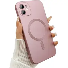 GENERICO - Carcasa Magsafe Metalizada Para iPhone 11 Rosado