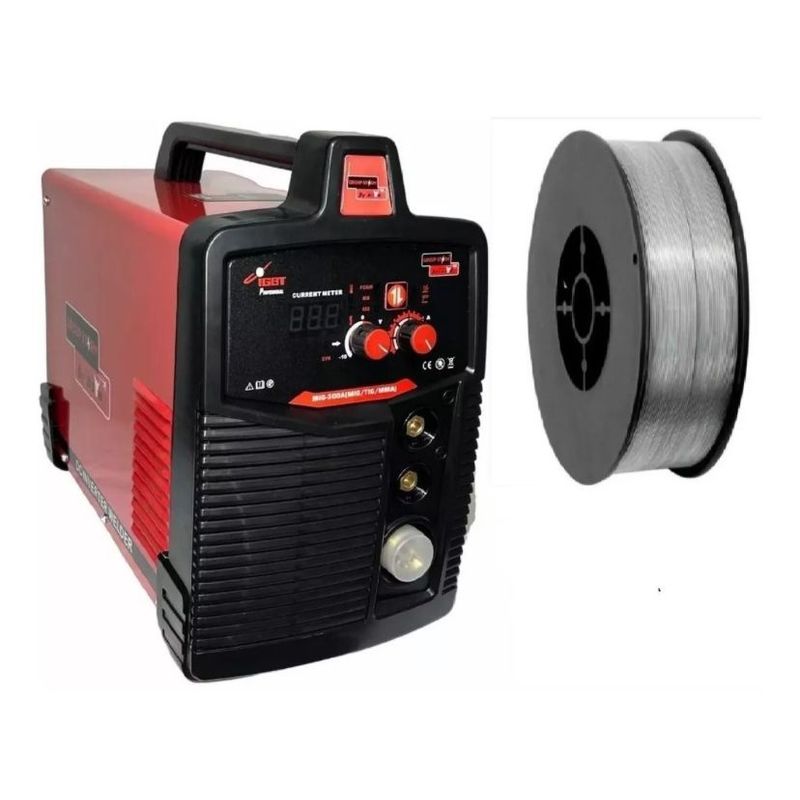 GENERICO - Maquina De Soldar 3 En 1 / 300amp +carrete Alambre 5kg Flux