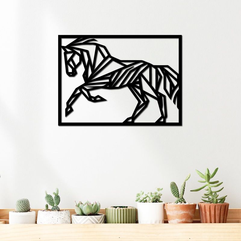 ELAB PROPIA - Cuadro Decorativo Caballo - Madera Fun Republic