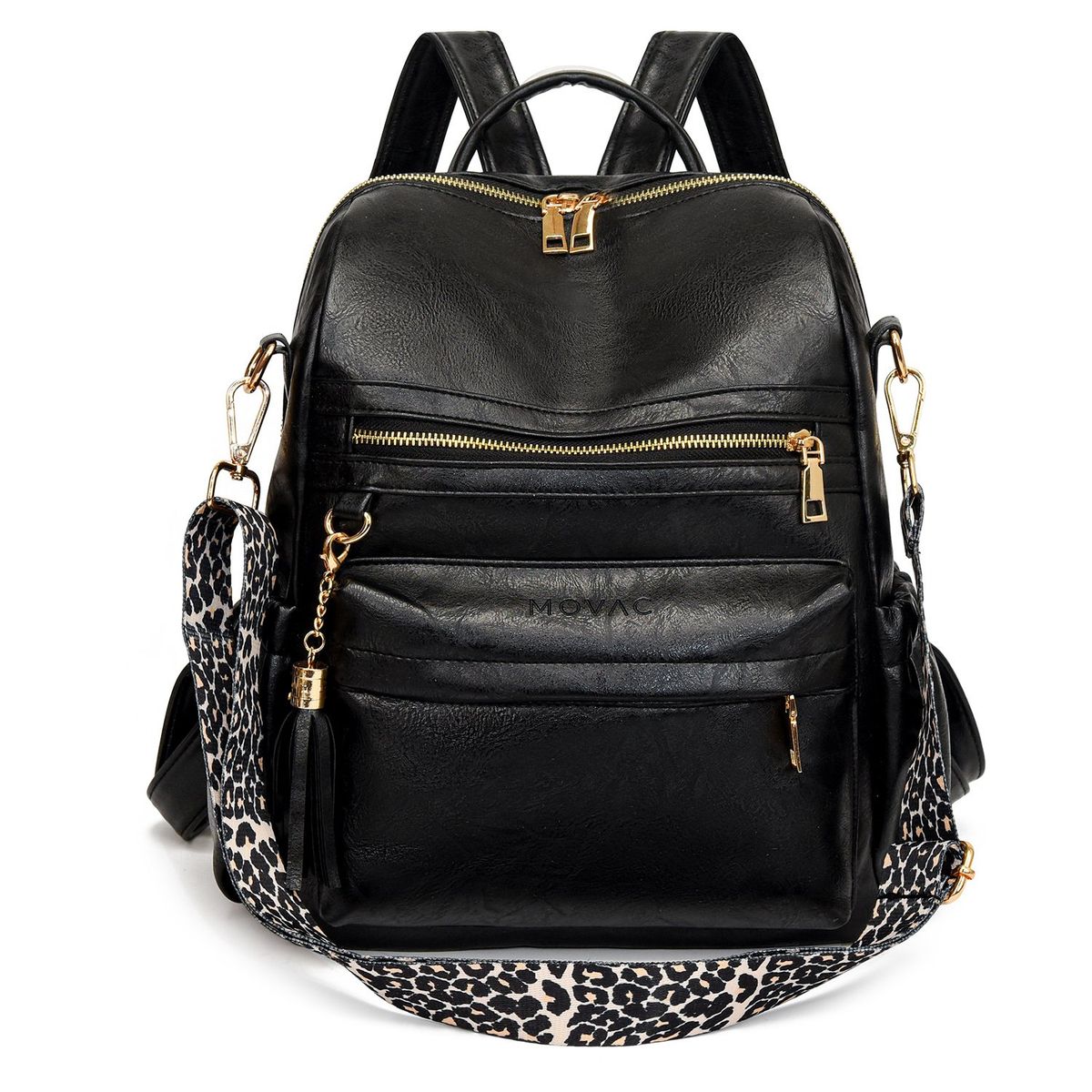 MV MOVAC - Mochila Cartera MOVAC Urban Chic Cuero PU Mujer a la Moda Multiuso